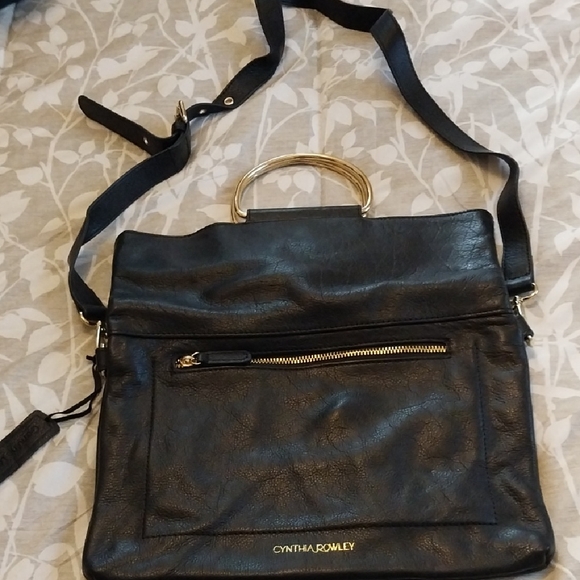 Cynthia Rowley Handbags - Cynthis Rowley Black Leather Crossbody. Never Used.